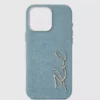 Étui en denim Signature pour iPhone 16 Pro Max