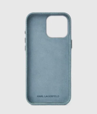 Étui en denim Signature pour iPhone 16 Pro Max