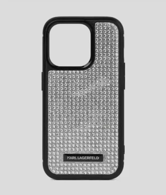 ÉTUI IPHONE 16 PRO AVEC LOGO EN STRASS