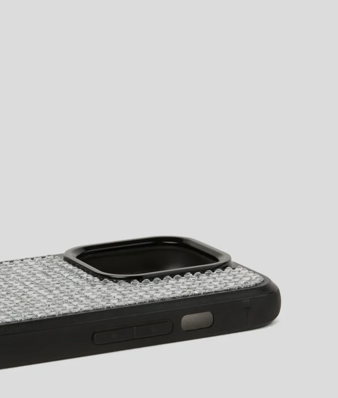 ÉTUI IPHONE 16 PRO AVEC LOGO EN STRASS