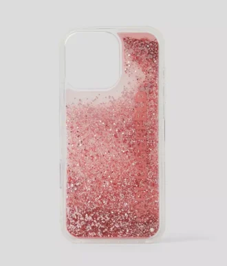 ÉTUI LOGO GLITTER POUR IPHONE 16 PRO MAX