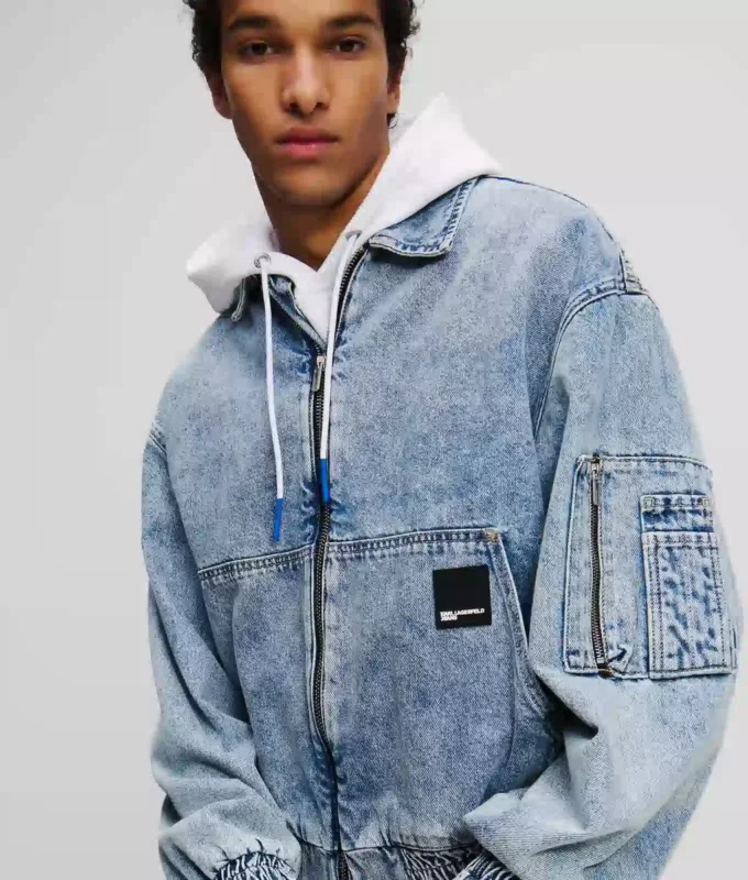 VESTE BOMBER EN DENIM VESTE BOMBER EN DENIM