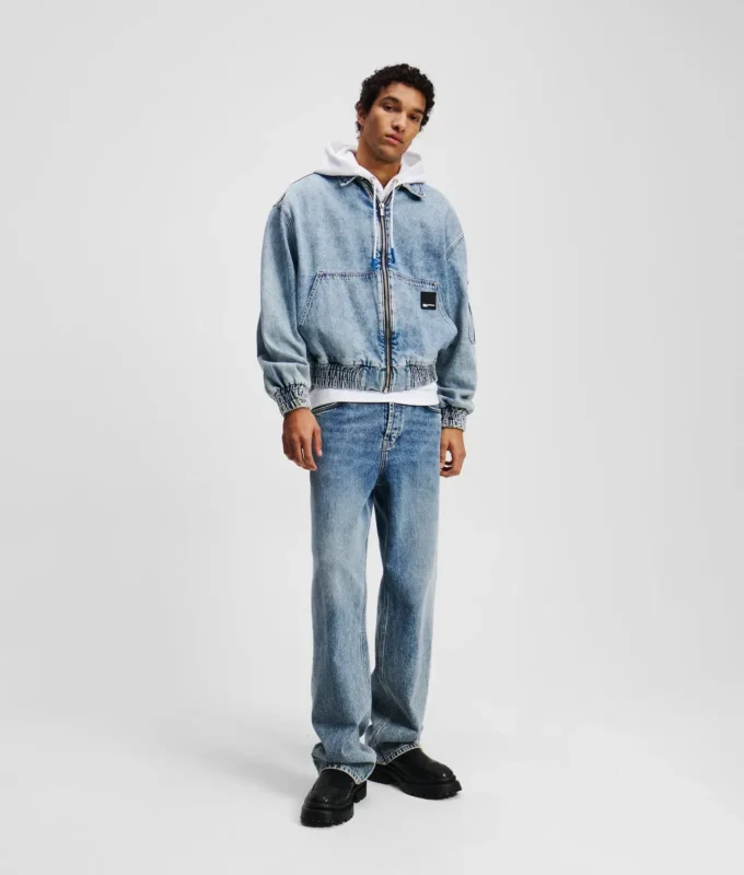 VESTE BOMBER EN DENIM VESTE BOMBER EN DENIM
