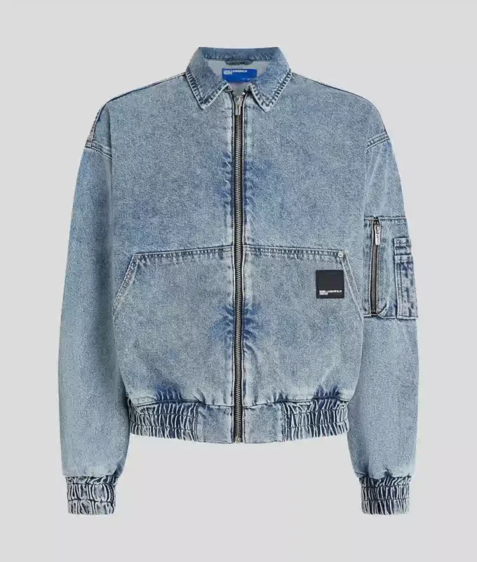 VESTE BOMBER EN DENIM VESTE BOMBER EN DENIM