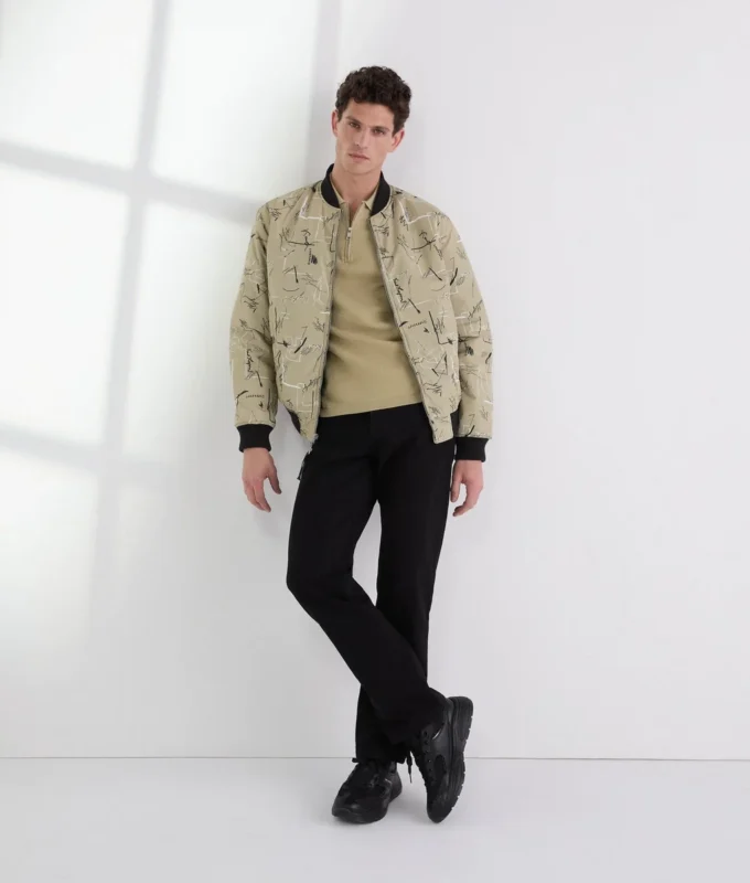 VESTE BOMBER RÉVERSIBLE VESTE BOMBER RÉVERSIBLE