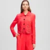 VESTE BRODÉE À DÉCOUPES VESTE BRODÉE À DÉCOUPES