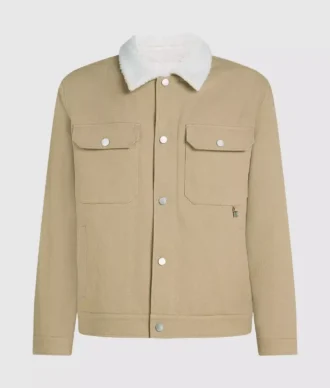 Veste à col en polaire
