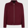 Veste courte en laine mélangée Veste courte en laine mélangée
