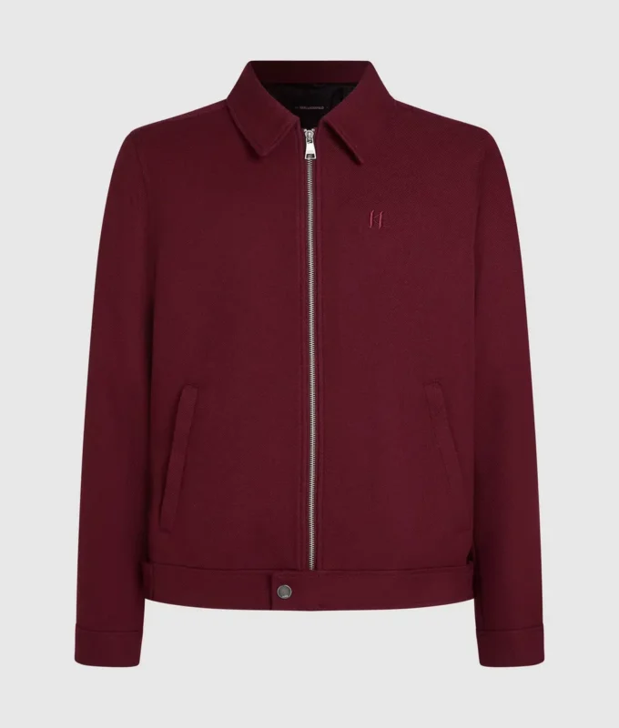 Veste courte en laine mélangée Veste courte en laine mélangée