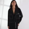 VESTE À COUTURES CONTRASTÉES VESTE À COUTURES CONTRASTÉES