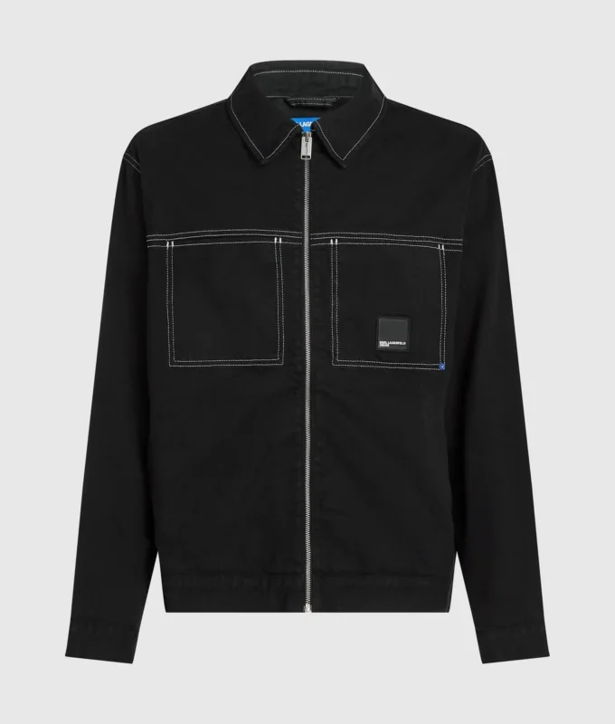Veste à coutures contrastées Veste à coutures contrastées