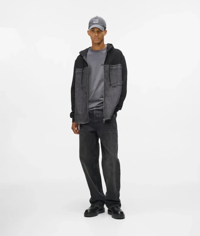 Veste à empiècements en denim Veste à empiècements en denim