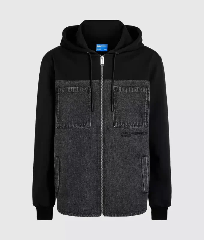 Veste à empiècements en denim Veste à empiècements en denim