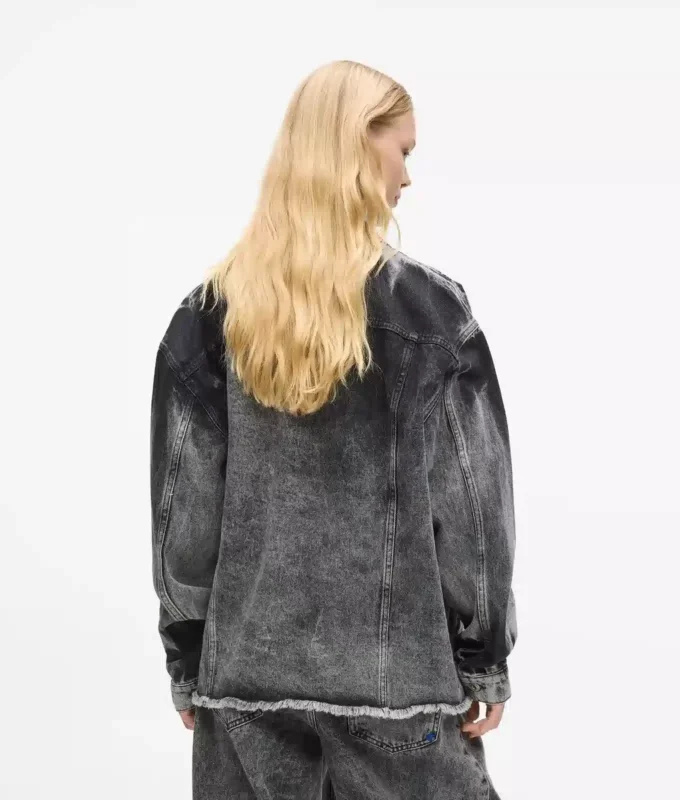 Veste en denim délavé Veste en denim délavé