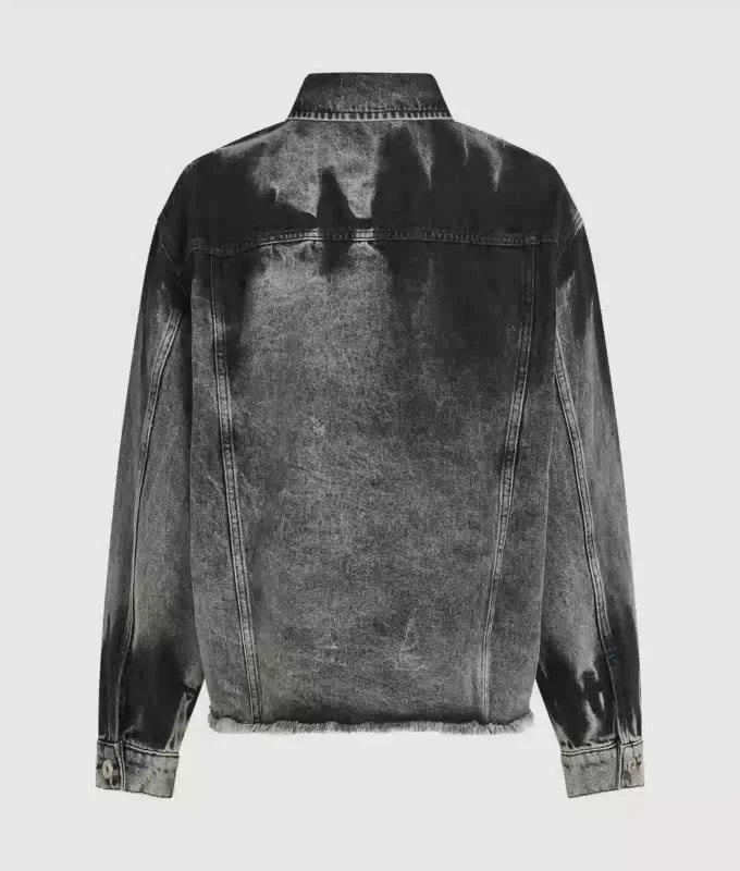Veste en denim délavé Veste en denim délavé
