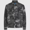 Veste en denim effet peinture Veste en denim effet peinture