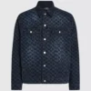 Veste en denim entièrement recouverte du motif Monogram Veste en denim entièrement recouverte du motif Monogram