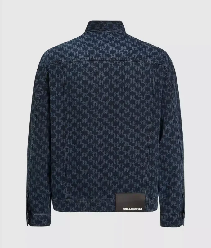 Veste en denim entièrement recouverte du motif Monogram Veste en denim entièrement recouverte du motif Monogram