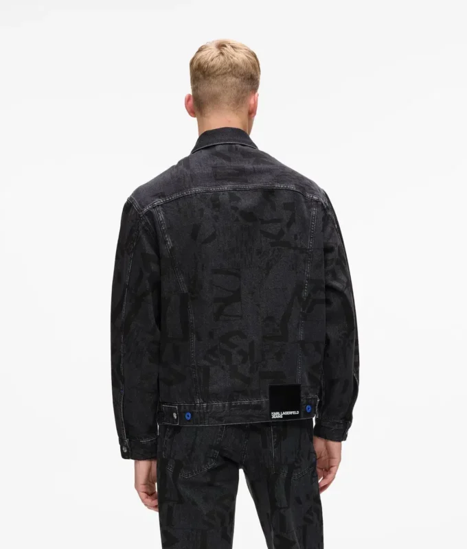Veste en denim Monogram intégral Veste en denim Monogram intégral