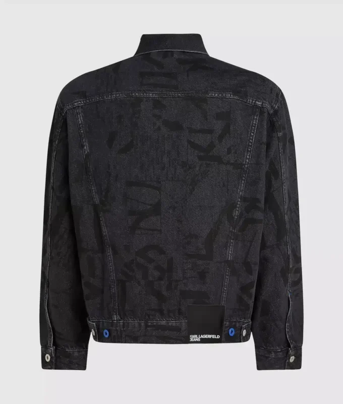 Veste en denim Monogram intégral Veste en denim Monogram intégral