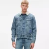 Veste en denim shearling Veste en denim shearling