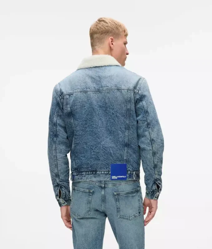 Veste en denim shearling Veste en denim shearling