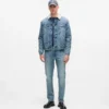 Veste en denim shearling Veste en denim shearling