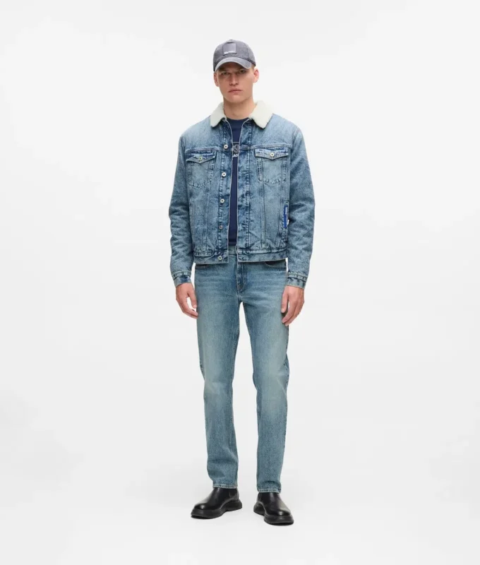 Veste en denim shearling Veste en denim shearling