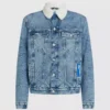 Veste en denim shearling Veste en denim shearling