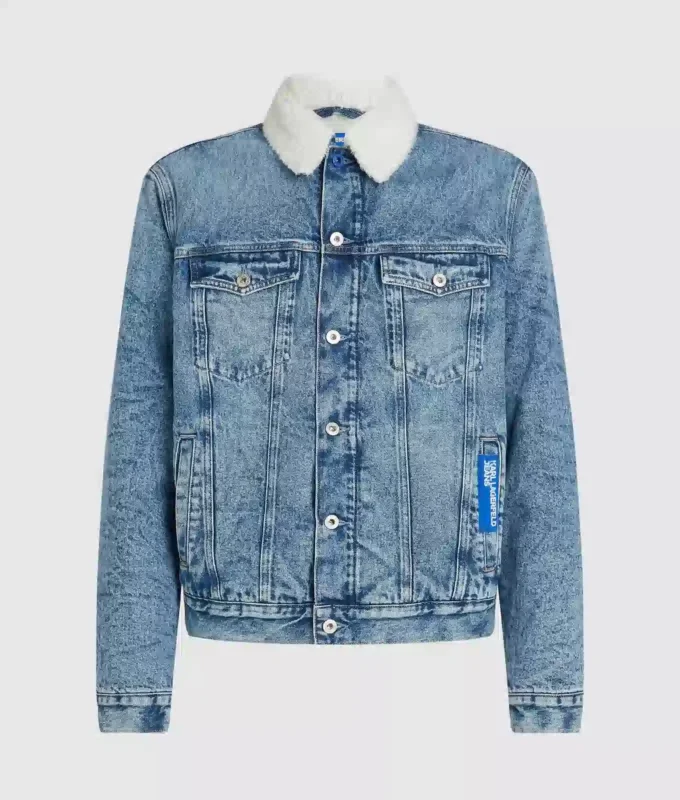 Veste en denim shearling Veste en denim shearling