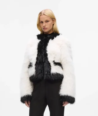 Veste en fausse fourrure