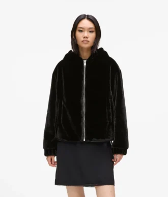 Veste en fausse fourrure