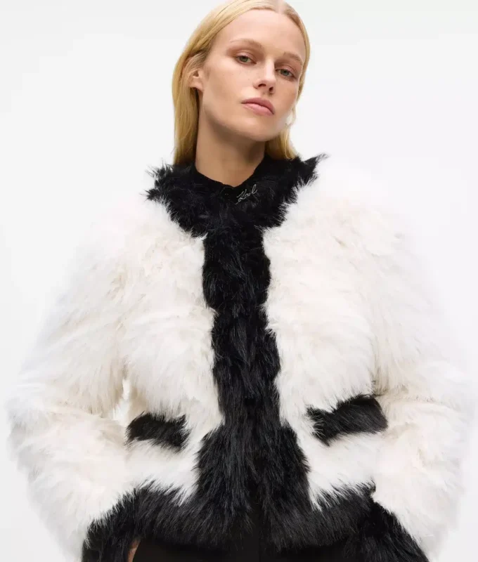 Veste en fausse fourrure Veste en fausse fourrure