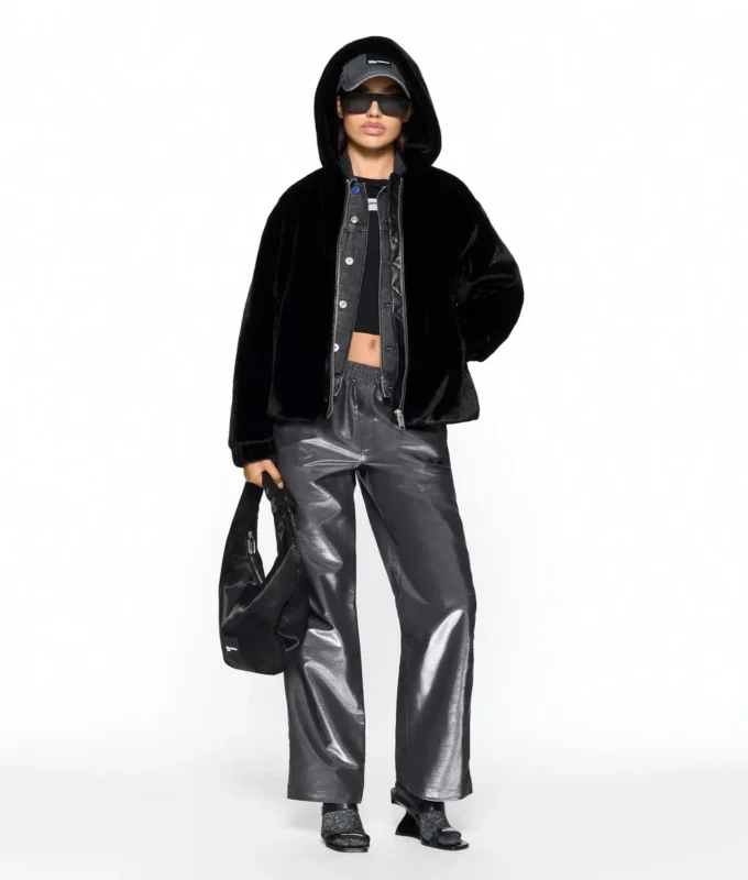 Veste en fausse fourrure Veste en fausse fourrure