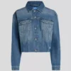 VESTE EN JEAN FRANGÉE DÉCONTRACTÉE VESTE EN JEAN FRANGÉE DÉCONTRACTÉE