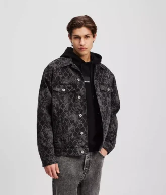 VESTE EN JEAN IMPRIMÉE