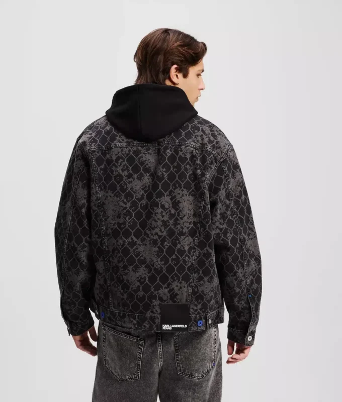VESTE EN JEAN IMPRIMÉE VESTE EN JEAN IMPRIMÉE