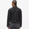 Veste en jean à lacets Veste en jean à lacets