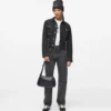 Veste en jean à lacets Veste en jean à lacets