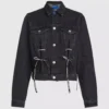 Veste en jean à lacets Veste en jean à lacets