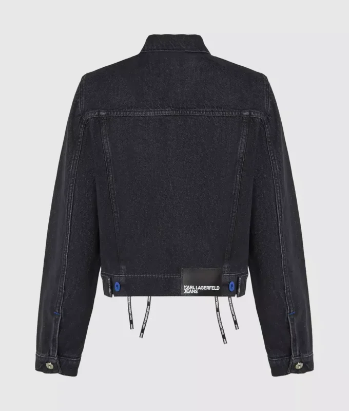 Veste en jean à lacets Veste en jean à lacets