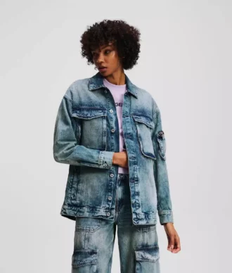 VESTE EN JEAN UTILITAIRE