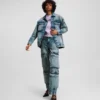 VESTE EN JEAN UTILITAIRE VESTE EN JEAN UTILITAIRE