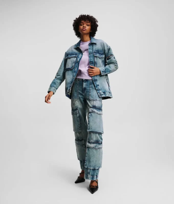 VESTE EN JEAN UTILITAIRE VESTE EN JEAN UTILITAIRE