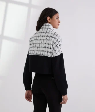 VESTE EN MOLLETON BOUCLÉ
