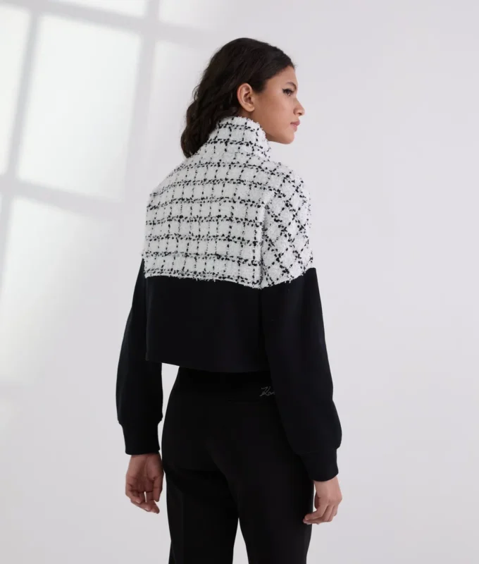 VESTE EN MOLLETON BOUCLÉ VESTE EN MOLLETON BOUCLÉ