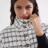 VESTE EN MOLLETON BOUCLÉ VESTE EN MOLLETON BOUCLÉ