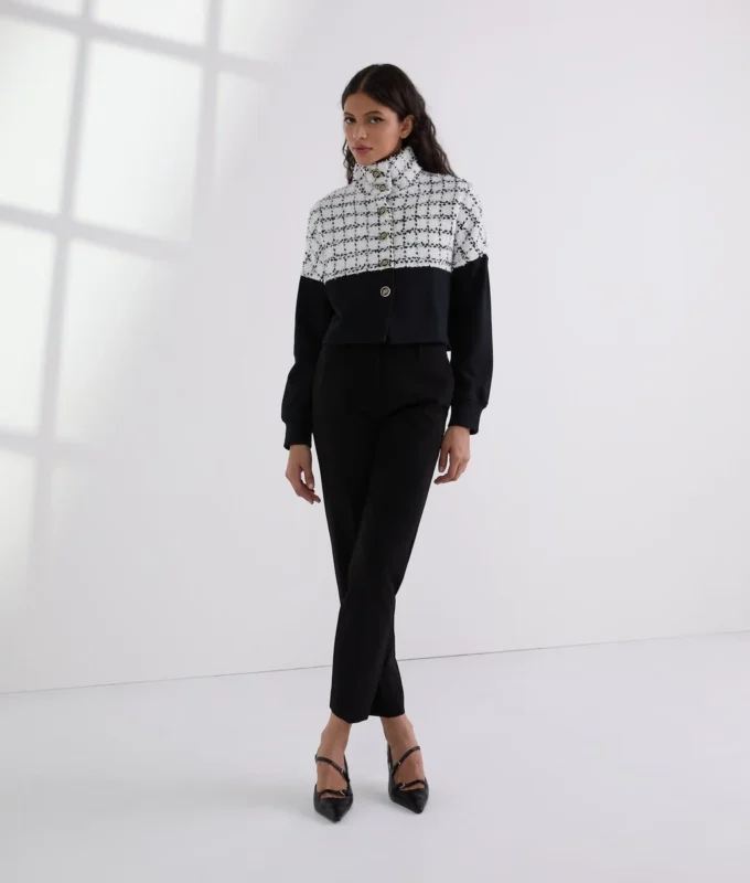 VESTE EN MOLLETON BOUCLÉ VESTE EN MOLLETON BOUCLÉ