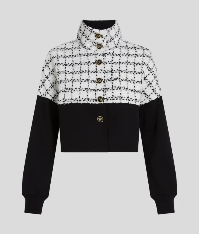 VESTE EN MOLLETON BOUCLÉ VESTE EN MOLLETON BOUCLÉ