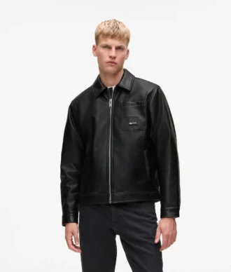 Veste en simili cuir